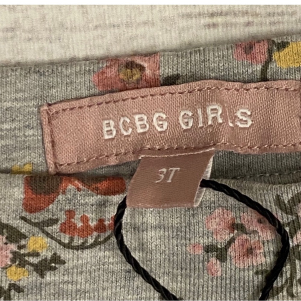 NWT BCBG floral leggings size 3T - Picture 4 of 4
